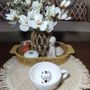 پیشی با فنجان لته خوری گرد